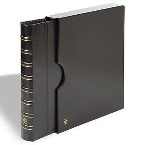 Kanzlei Ringbinder in classic  design incl. slipcase, black