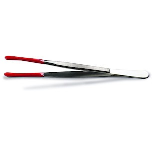 Coin tweezers MPI1, 12cm, plastic-coated