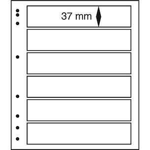 MOC LB-bank sheets with protective sheet, 6-way division