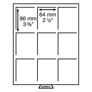 MB coin box 9 square Compartments for slabs, smoke colour