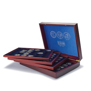 Volterra Quattro - presentation case for 104 germ. 10 Euro commemorative coins in capsules