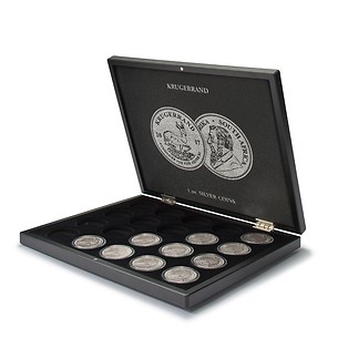 Volterra Uno - Presentation case for 20 silver coins ‘South  Africa Krugerrand’ in capsule