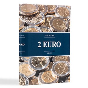 Leuchtturm Album numis pré-imprimé pour pièces 2 euro commémoratives Volume  VIII (2019) Français/Anglais