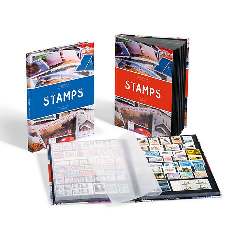Premier PVC Stamp Album stock Book + 500 Different Old World
