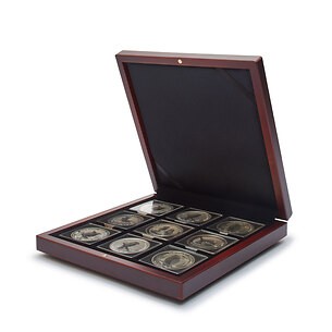 Volterra coin case for 9 Quadrum capsules