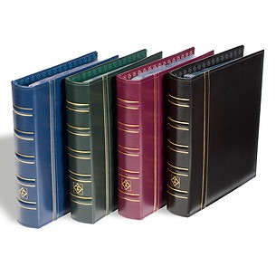 Optima ring binder in classic  design, blue