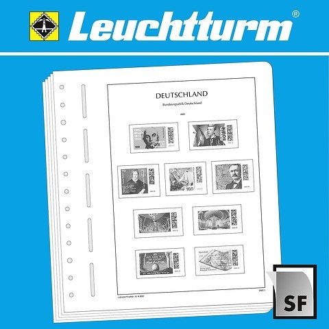 KABE OF Illustrated album pages Federal Republic of Germany, stamp booklets  at