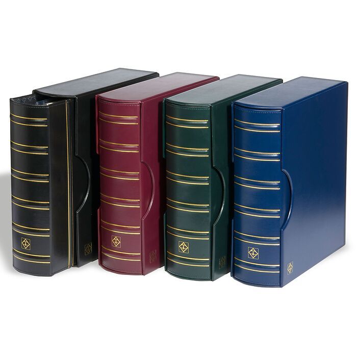 Grande Gigant ring binder in classic design, incl. slipcase, blue