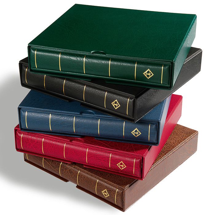 Perfect DP turn-bar binder, incl. slipcase, red