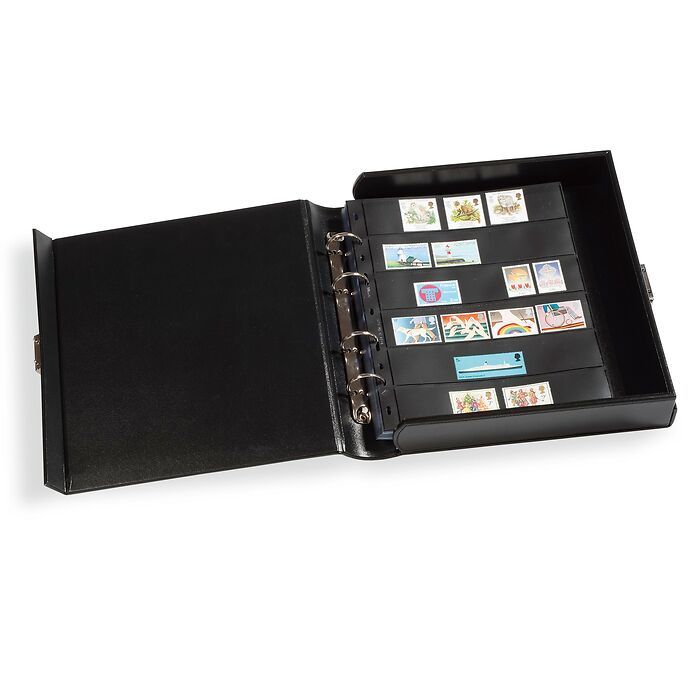 Optima box binder, classic design, black