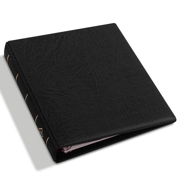 Optima F ring binder, incl. slipcase, black