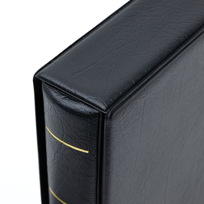 Optima F ring binder, incl. slipcase, black