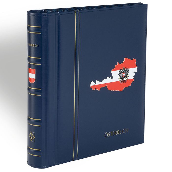 Perfect DP turn-bar binder, classic design, embossed ‘France’, blue