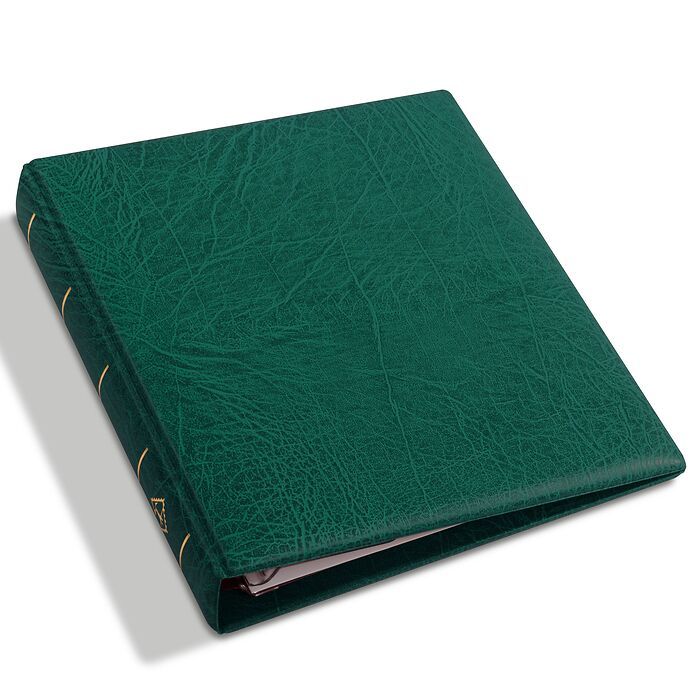 Optima F ring binder, incl. slipcase, green