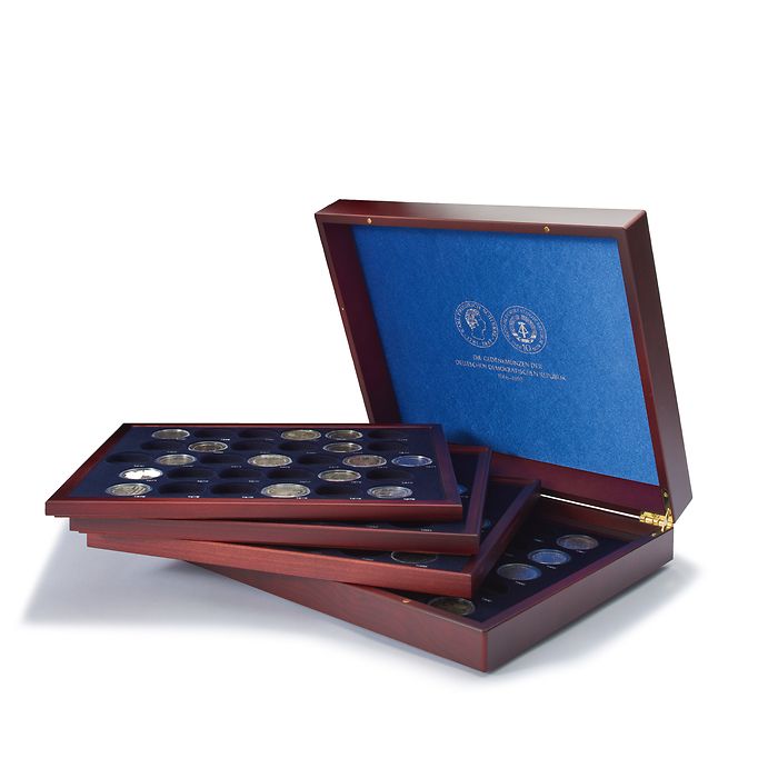 Volterra Quattro - Presentation case for 123 GDR commermorative coins