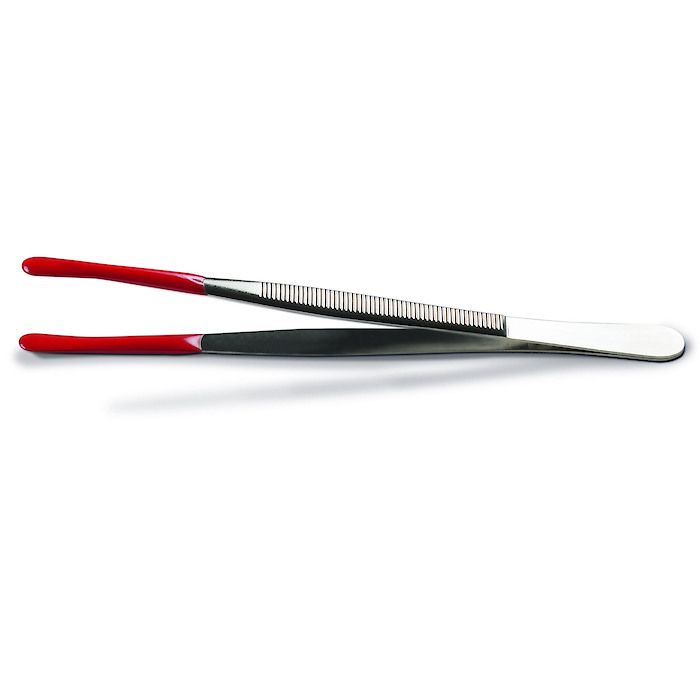 Coin tweezers MPI1, 12cm, plastic-coated