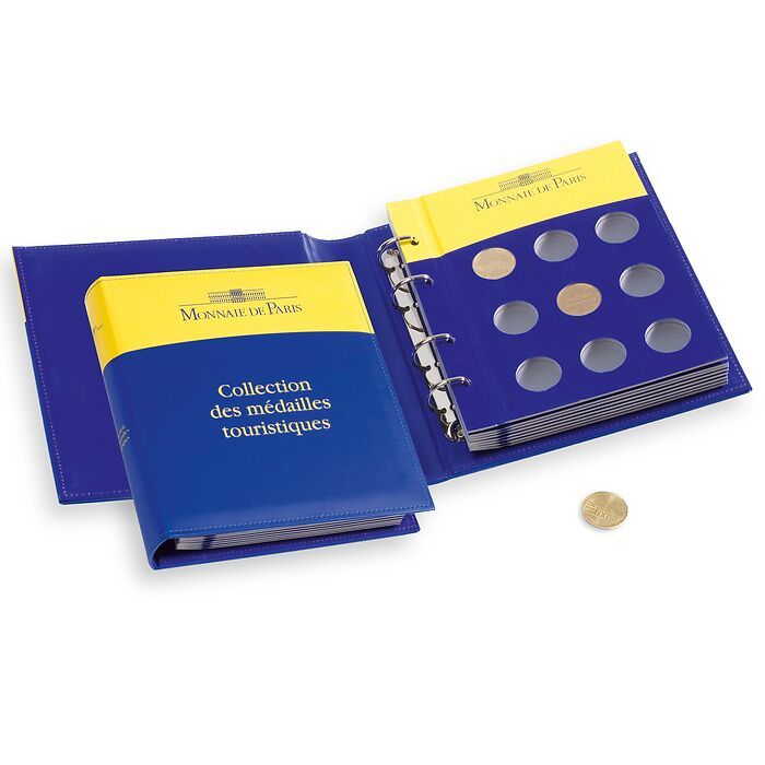 Optima coin album in classic design 'Collection des médailles touristiques'