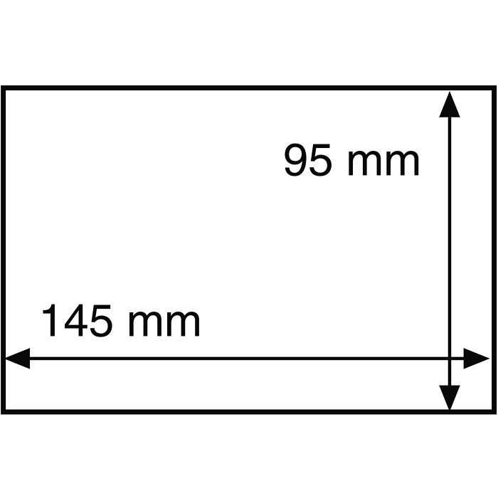 HP protective sleeves 145x95 mm, pack of 50