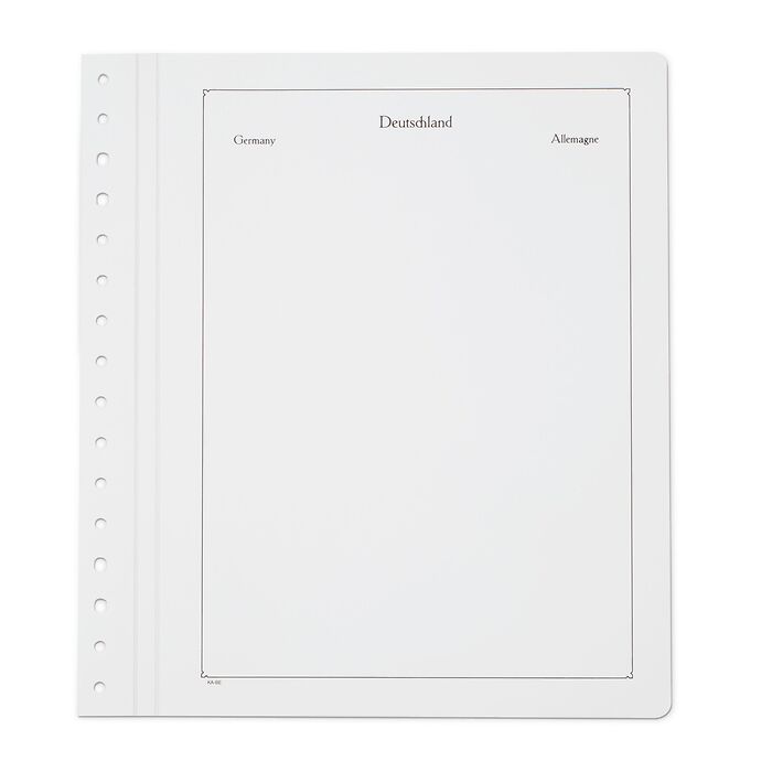 KABE blank sheets, Germany-Germany-Allemagne, pack of 10