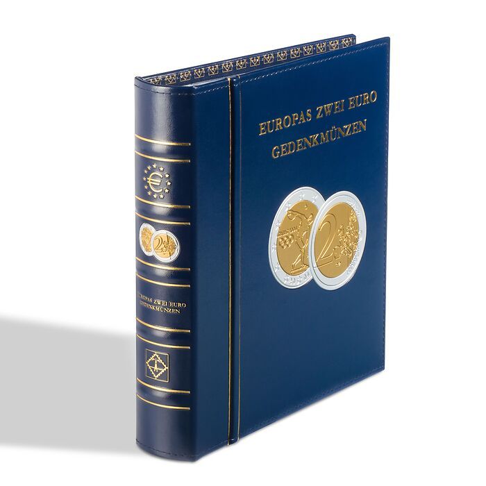 Optima Classic coin album - 'European 2-Euro commermomative  coins', incl. Slipcase