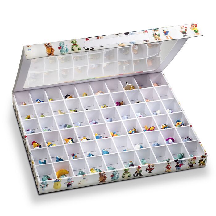 Collector box surprise with 60 compartments for surprise-egg toys online