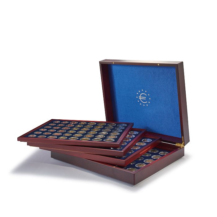 Volterra Quattro - presentation case for 24 Euro coin sets in capsules