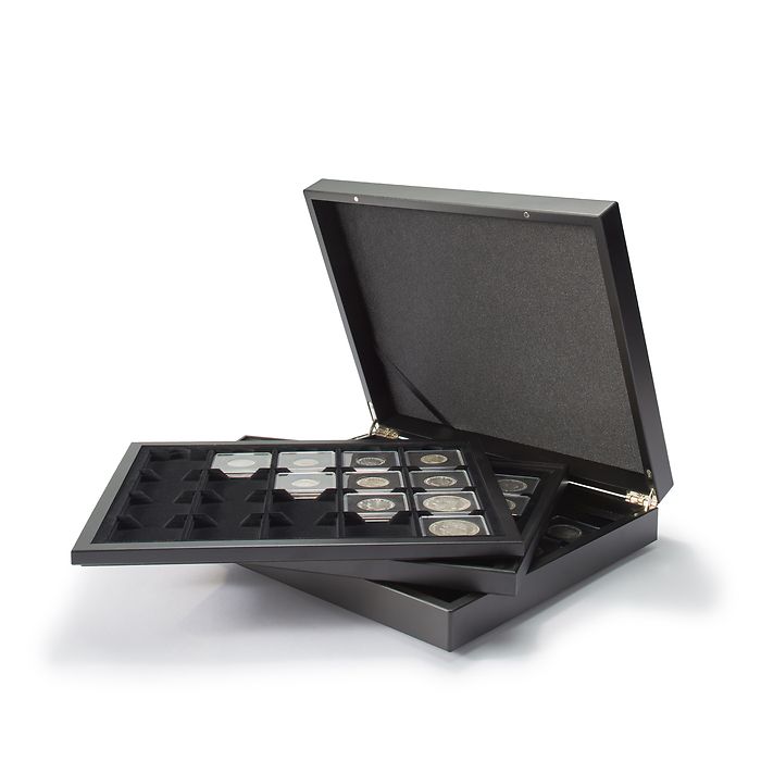 Volterra Trio - presentation case for 60 Quadrum coin capsules, black