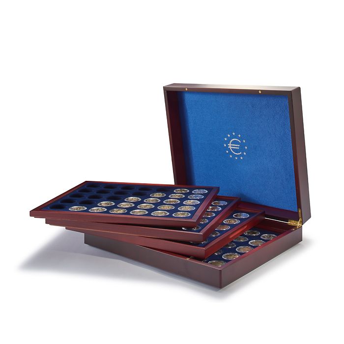 Volterra Quattro - Presentation case for 140 x 2 Euro coins  in capsules