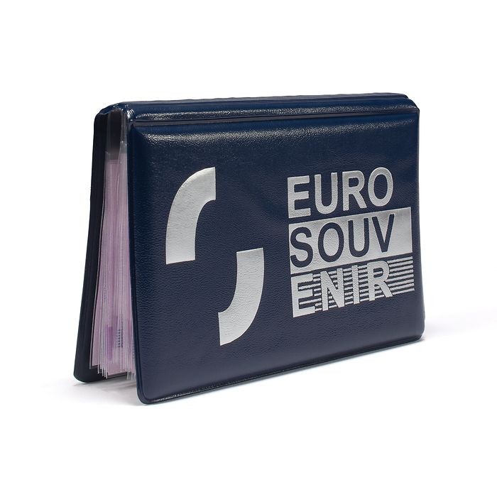 Route pocket album for 40 'Euro Souvenir' banknotes