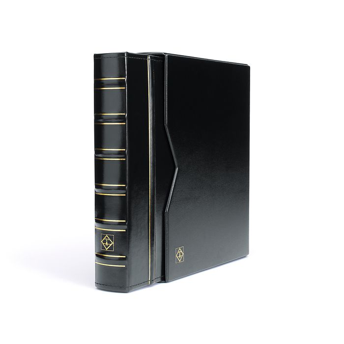 Vario ring binder in classic design, incl. slipcase, black