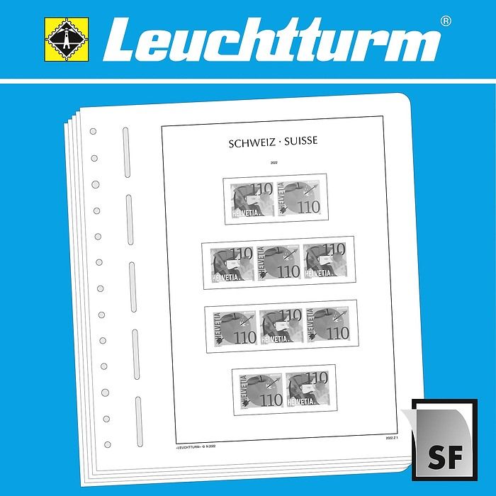 Lighthouse supplement with stamp mounts Switzerland Combinations 2019