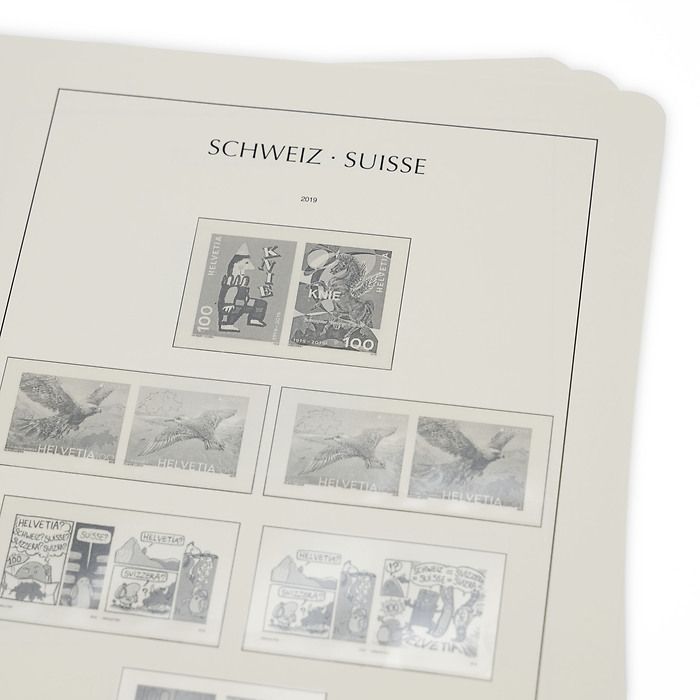 Lighthouse supplement with stamp mounts Switzerland Combinations 2019