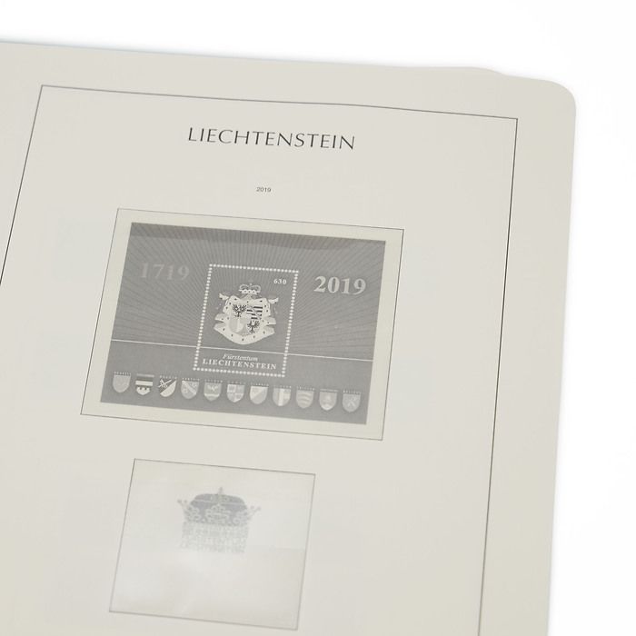 Lighthouse supplement with stamp mounts Liechtenstein 2019