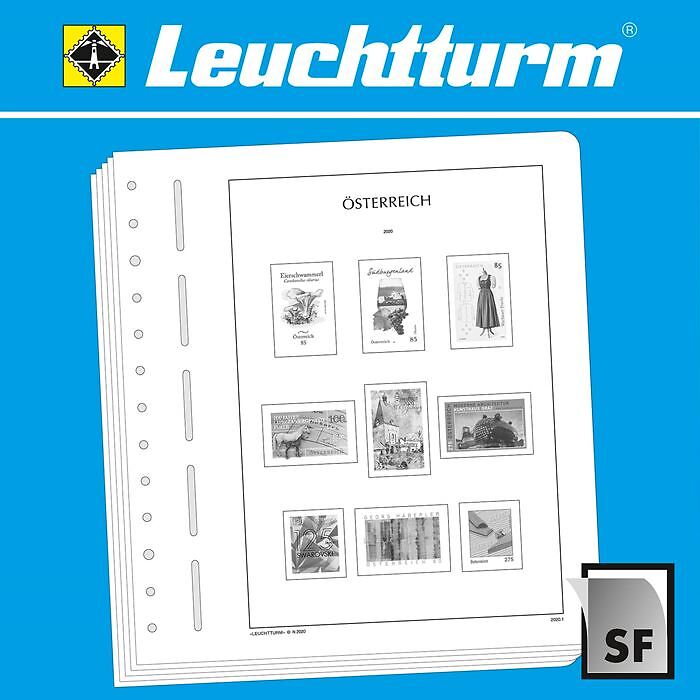 LIGHTHOUSE SF Illustrated album pages Dispenser-stamps 2018-2023