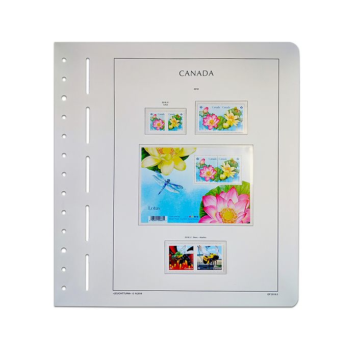 Lighthouse supplement with stamp mounts Canada Quarterly Packs 2019