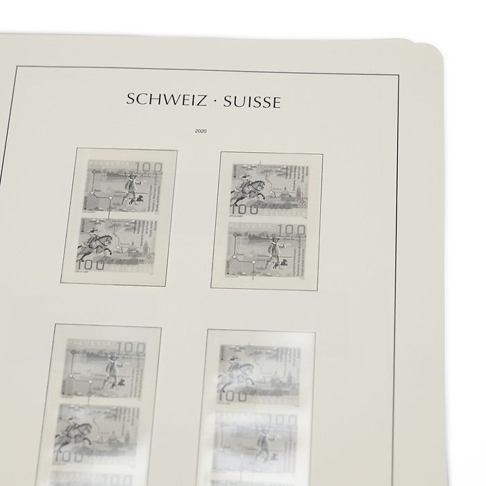 Lighthouse supplement with stamp mounts Switzerland Combinations 2020