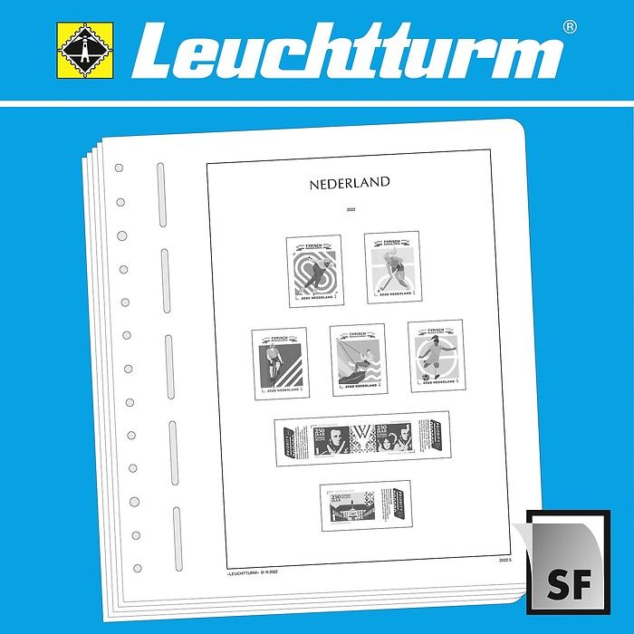 Lighthouse supplement with stamp mounts The Netherlands 2020