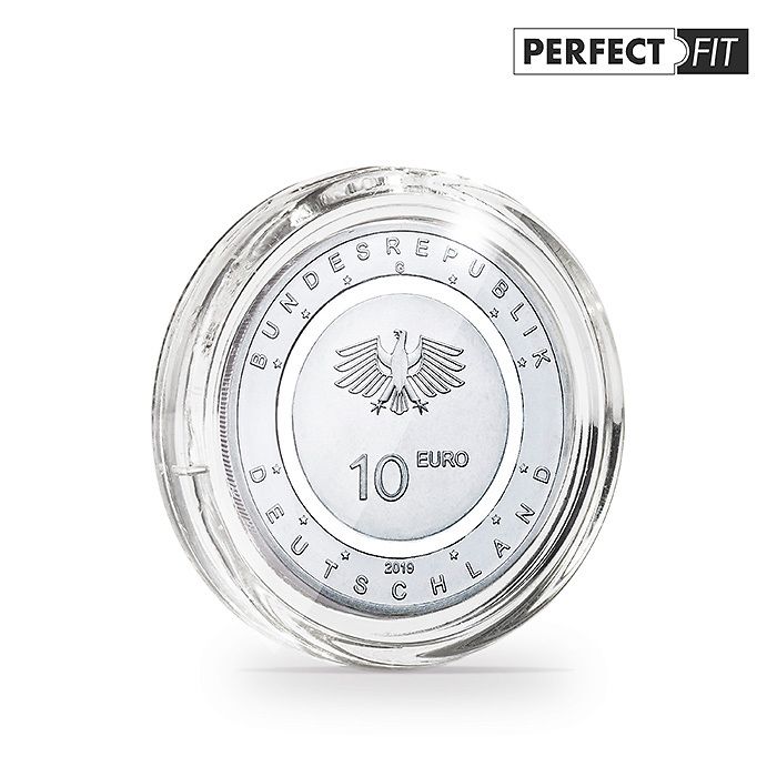 Ultra Perfect Fit coin capsules for german 10 Euro (28,75 mm), pack of 40