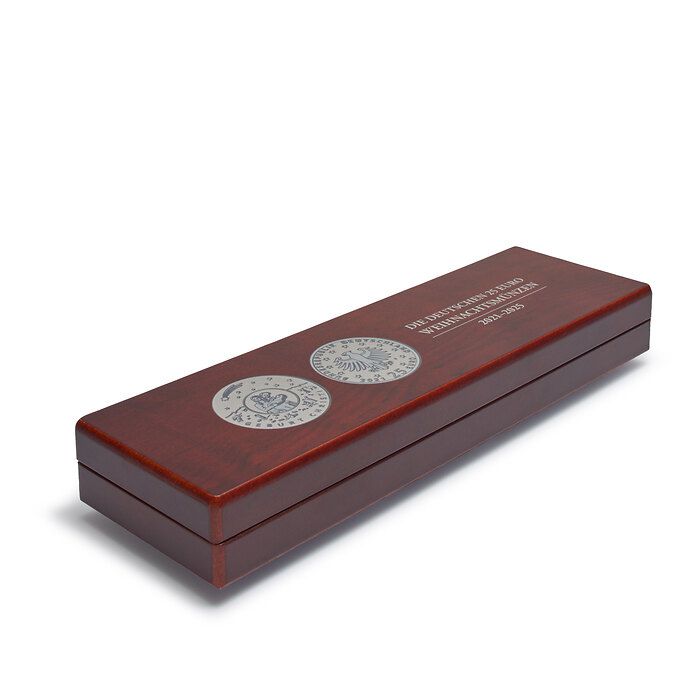 Volterra „Christmas” coin box  for 5 German 25-Euro coins 2021-2025