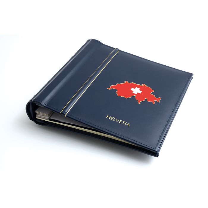 LIGHTHOUSE SF-Illustrated album PERFECT DP, classic design SWITZERLAND 2020-2023, blue