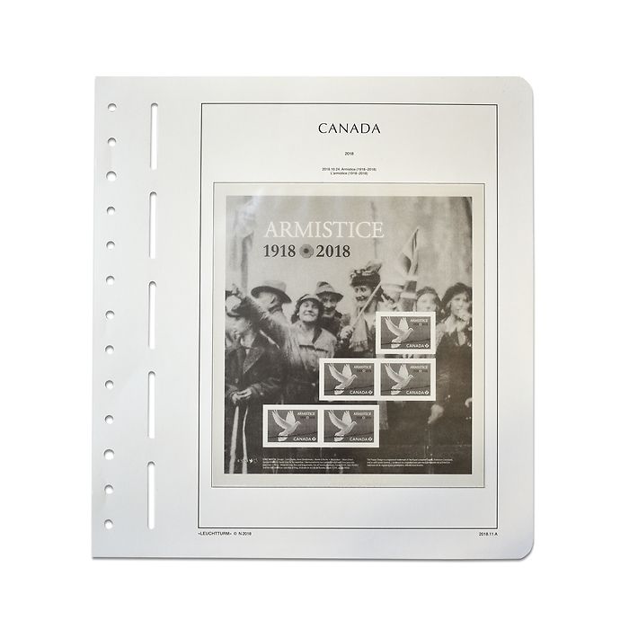 Lighthouse supplement with stamp mounts Canada miniature sheet 2021