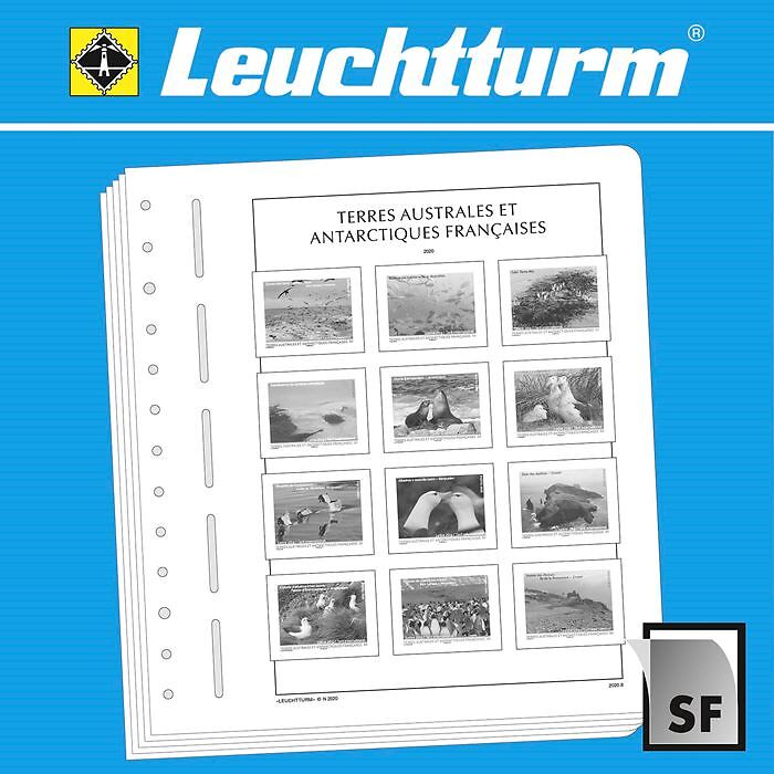 LIGHTHOUSE SF Illustrated album pages French Antarctica (T.A.A.F.) 2020-2023