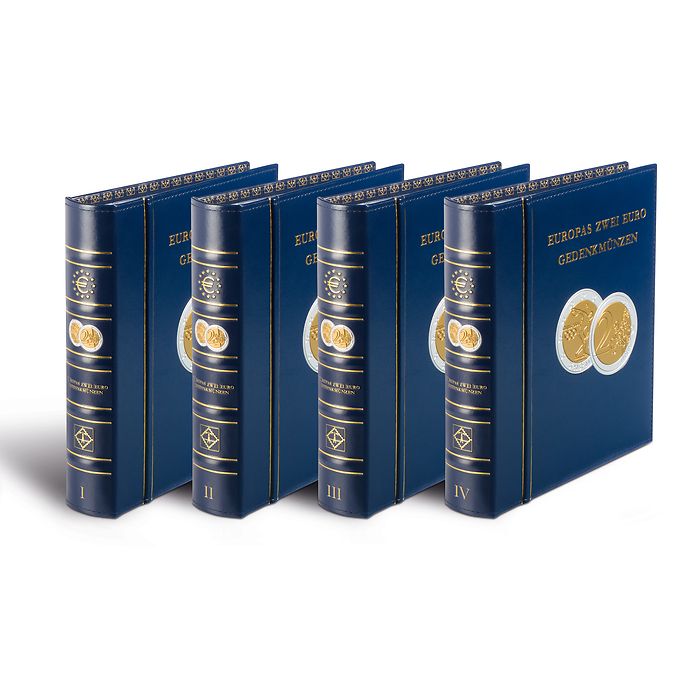 Optima Classic album “European 2-Euro commermomative coins”  incl. slipcase, volume 4