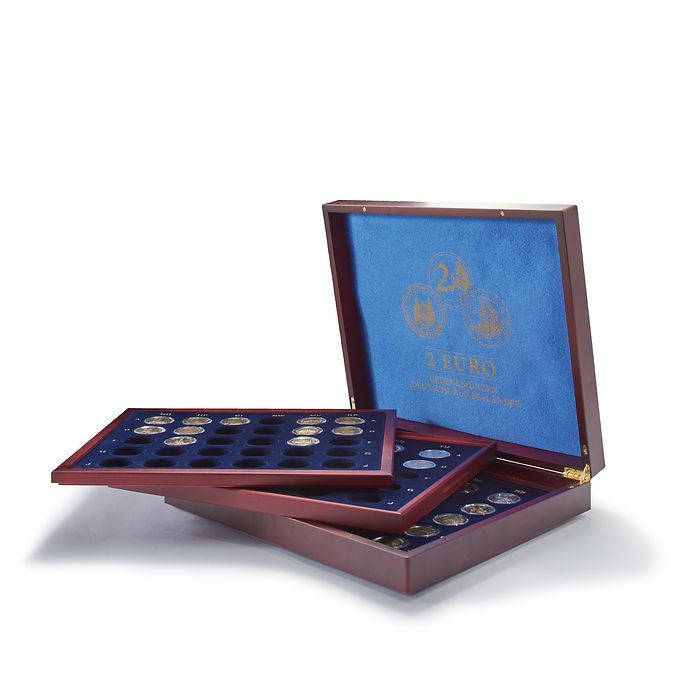 Volterra Trio - Presentation case for 80x 2 Euro coins German Federal States in capsules