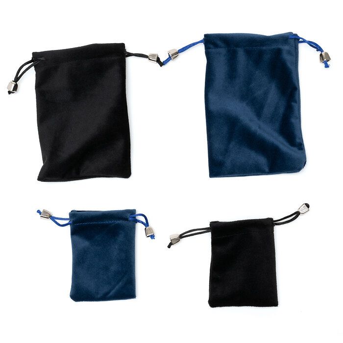 Velour coin pouch S, blue