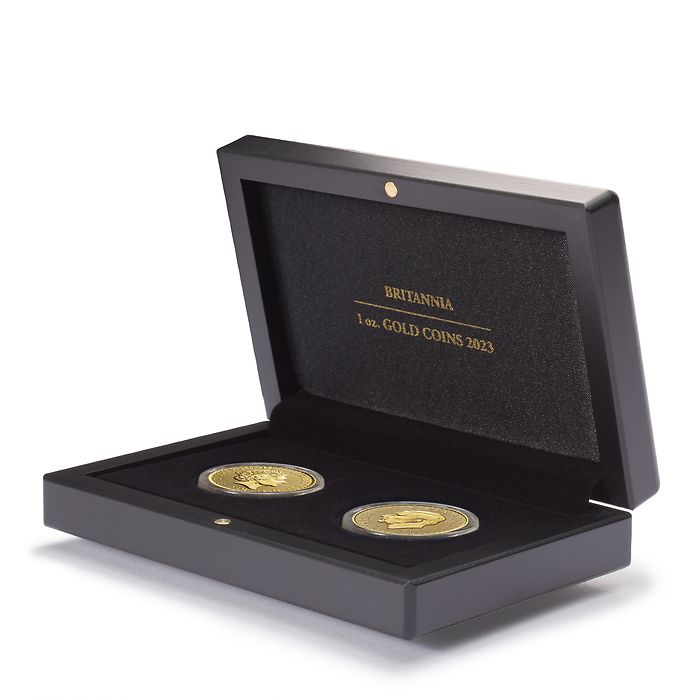 VOLTERRA coin case for 2 Britannia gold coins (1oz.), year 2023