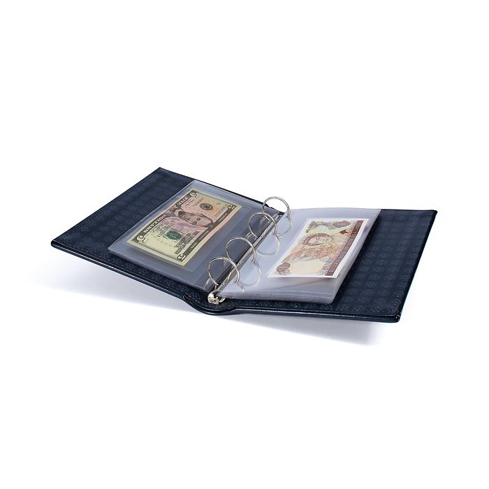 Charta Banknote Album, incl. 10 sheets, black