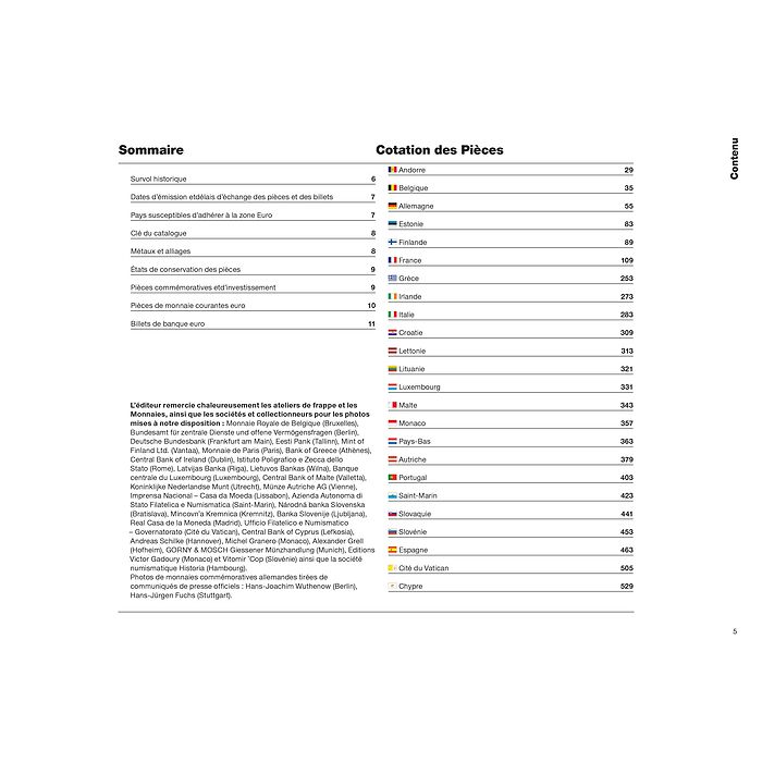 Euro Catalogue for coins and banknotes 2025, French