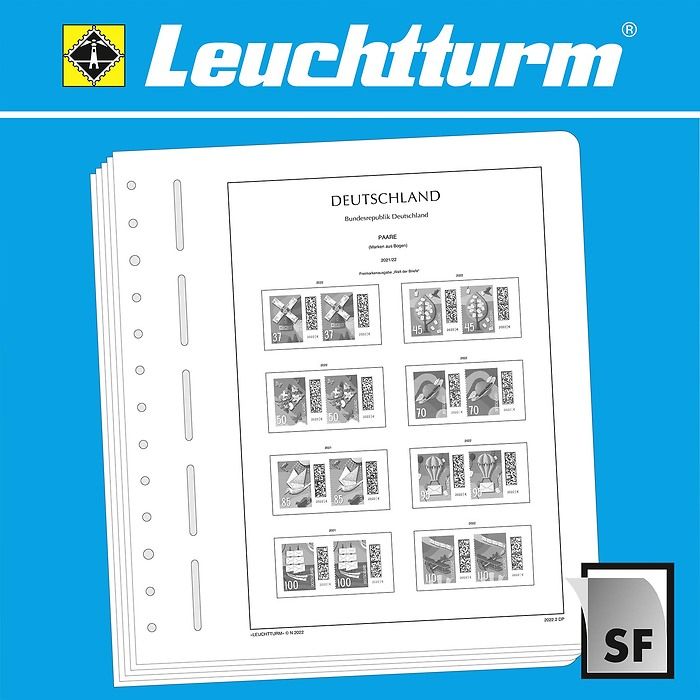 LIGHTHOUSE SF Supplement Federal Republic of Germany horiz.pairs (definitive stamps) 2024